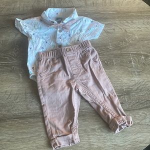 3-6 months, 3 piece Little Lad outfit